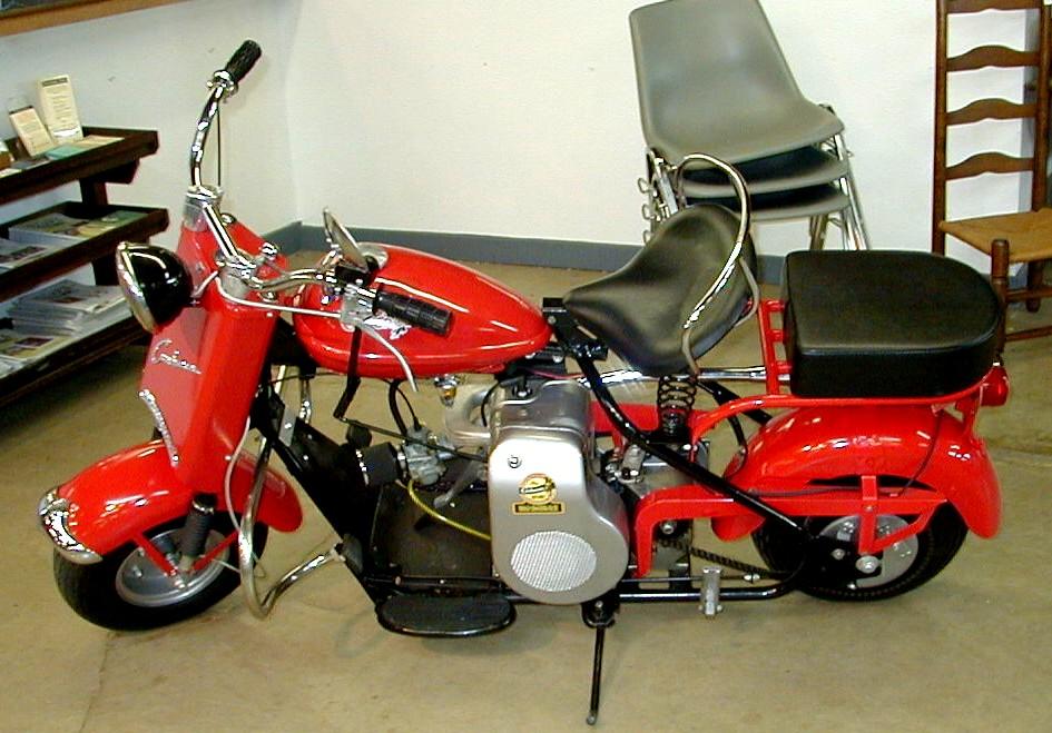 Motorcycle; Cushman, Eagle Scooter, 1958, Restored.