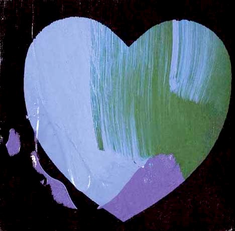 Andy Warhol screenprint, "Heart", inscribed "Happy Birthday / Tommy P / love Andy Warhol / May 1979"