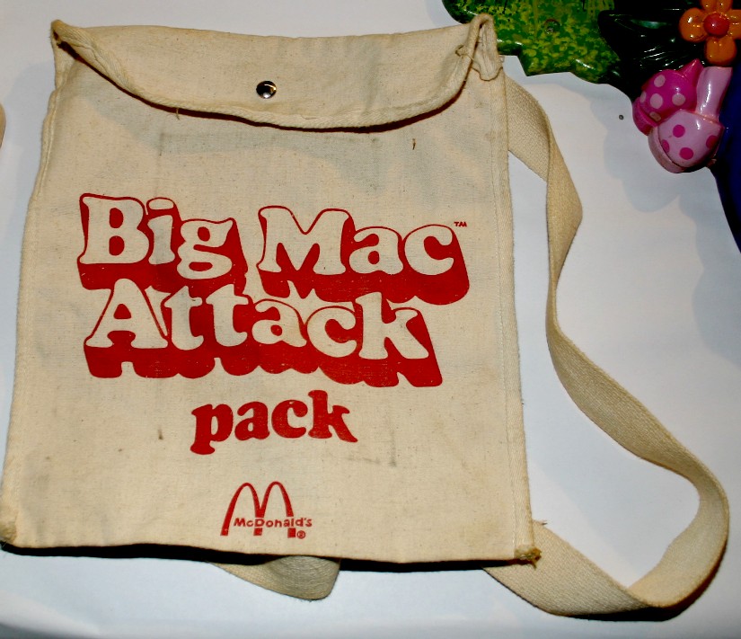 Novelty; McDonald's, Backpack, Big Mac Attack.