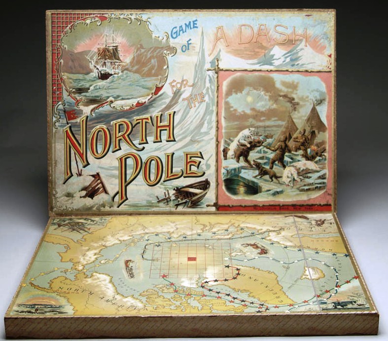 McLoughlin Bros board game- Dash For The North Pole
