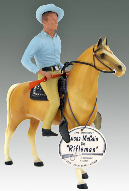 Figure Hartland Western Rifleman Lucas McCain & Palomino Horse