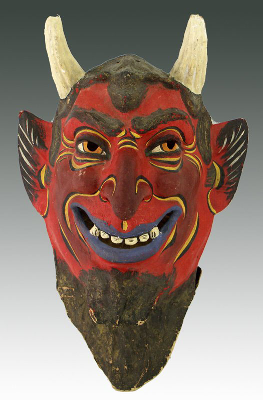 Vintage German Halloween devil mask