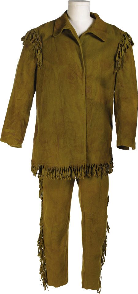 Faux buckskin tunic and pants worn by Spencer Tracy in the movie Northwest Passage