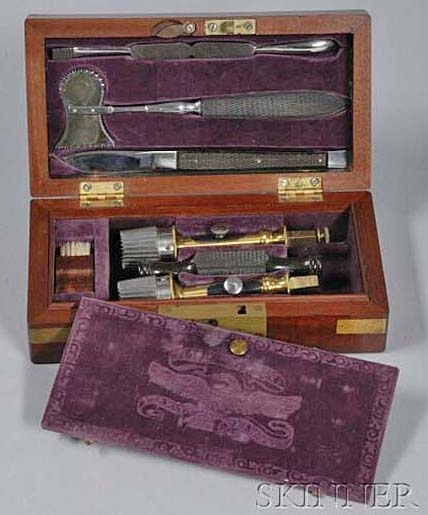 Civil War Trepanning Set by H. Hernstein, New York