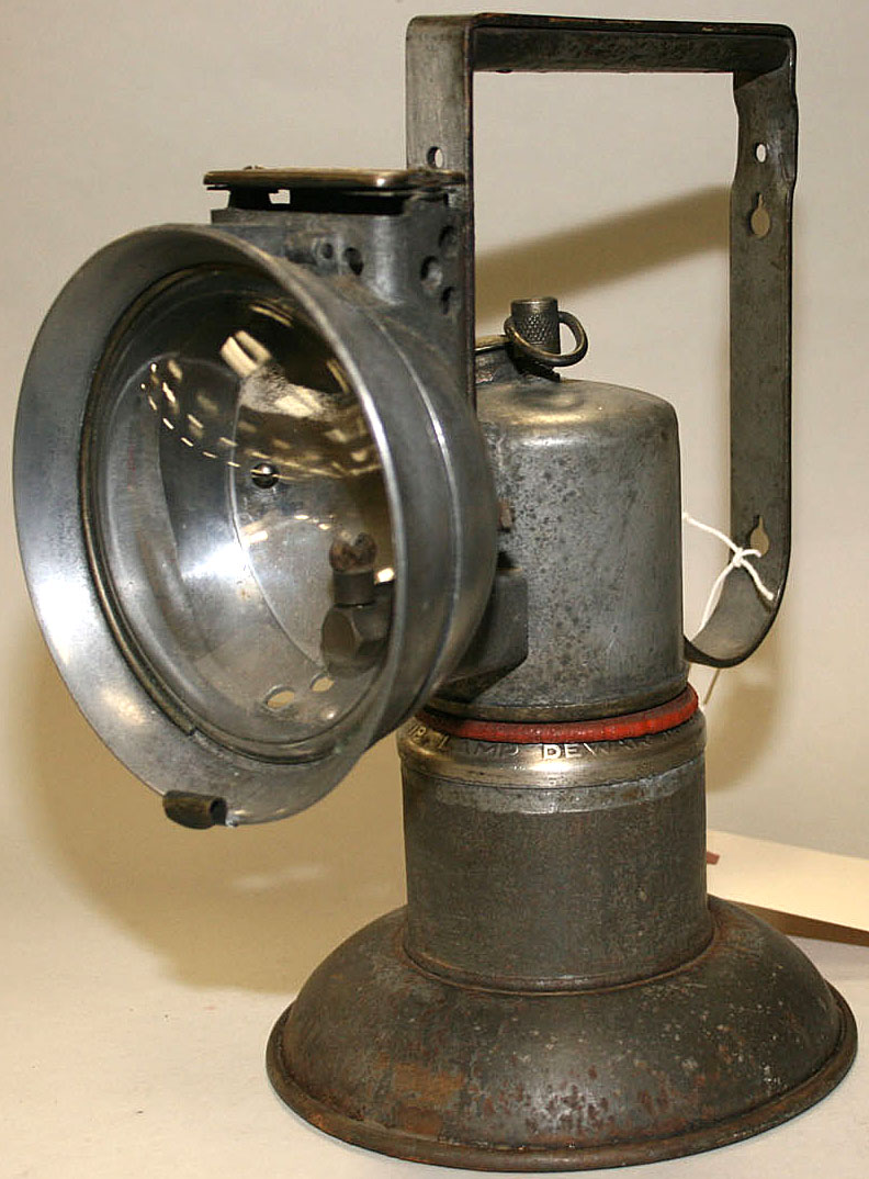 Lantern; Railroad, Dewar Mfg, Oxweld Carbide Lamp, Handheld.