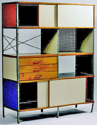 ESU storage unit/entertainment center, by Charles and Ray Eames for Herman Miller