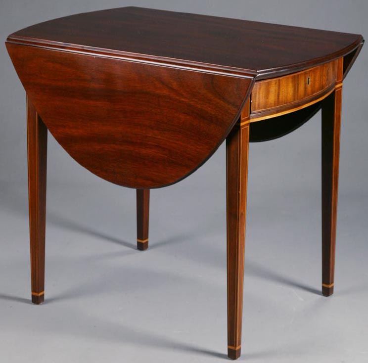 Furniture TablePembroke; Federal (Style), Kittinger, Colonial