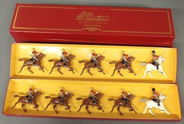 Two boxed sets of the "British Heavy Brigade" issued as set 169 by William Britains in 1999