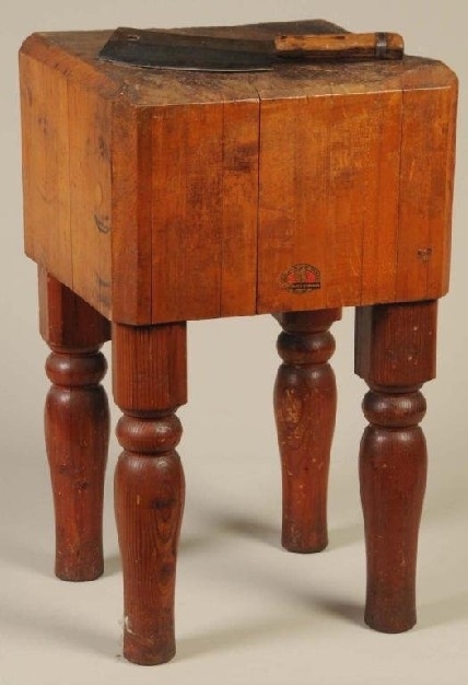 Butcher Blocks For Sale >> Butcher Block; Bally Block Co, Maple, Turned Legs, 30 inch. Butcher Blocks For Sale >> Butcher Block; Bally Block Co, Maple, Turned Legs, 30 inch.