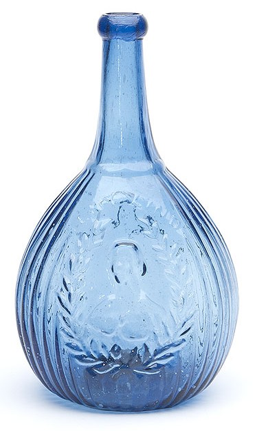 Jeny Lind flask, Ravenna Glass Works