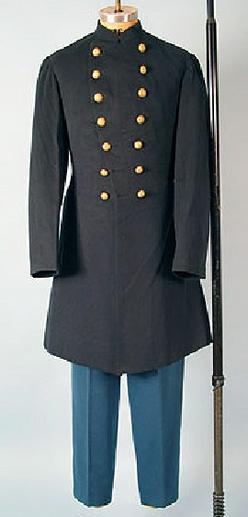 three-piece colonel's Civil War dress uniform; image credit on full ... three-piece colonel's Civil War dress uniform; image credit on full ...