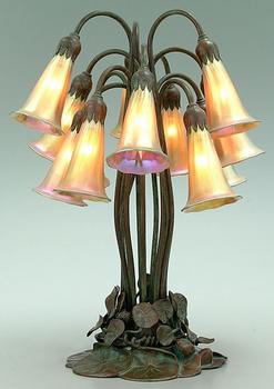 table lamp buffalo metalworks lily pad base lily shades 21 inch buffalo metal works
