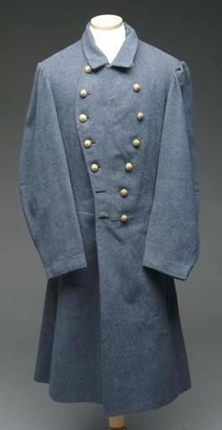 Civil War Confederate double-breasted frock coat identified to Lt ... Civil War Confederate double-breasted frock coat identified to Lt ...