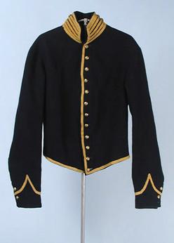 Civil War Cavalry shell private's jacket of navy wool with goldenrod ... Civil War Cavalry shell private's jacket of navy wool with goldenrod ...