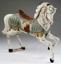 ANTIQUE CAROUSEL HORSES, CAROUSEL CLASSICS ANTIQUE CAROUSEL HORSE