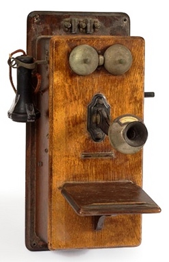 ANTIQUE 1913 STROMBERG CARLSON CRANK WALL TELEPHONE | TELEPHONE