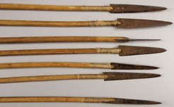 What did crow Indians use to make weapons