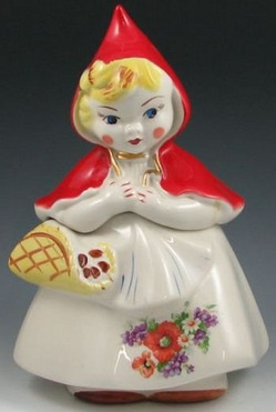 Hull pottery Little Red Riding Hood cookie jar