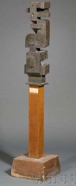 Stacked Wood Sculpture