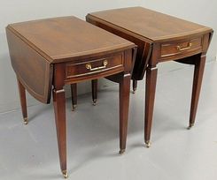 auctions pair hepplewhite style mahogany pembroke tables auctions pair hepplewhite style mahogany pembroke tables