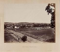 Timothy O'Sullivan albumen photograph, Gettysburg, Pennsylvania, albumen photograph