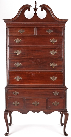Furniture: Highboy; Queen Anne Style, Kling Factories ...