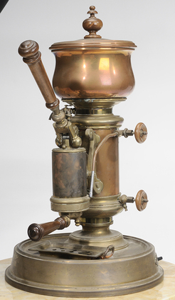 The Copper And Brass Cappuccino Espresso Machine Retailed By Plummer McCutcheon Image Credit On Full Record The Copper And Brass Cappuccino Espresso Machine Retailed By Plummer McCutcheon Image Credit On Full Record