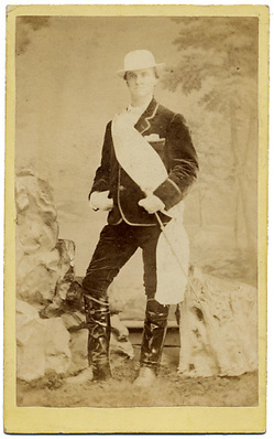 Carte de Visite [photograph] of “Weston the Walker” (Edward Payson Weston). Known primarily for his long distance walking.