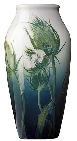 Rookwood Pottery; Wareham (John D), Vase, Iris (Thistle), 12 inch.
