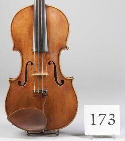 Strings; Violin, Joseph Rocca, 1 Piece Back, Golden Amber.