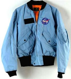 NASA; Jacket, Astronaut's, Blue & Black Trim, Patch.