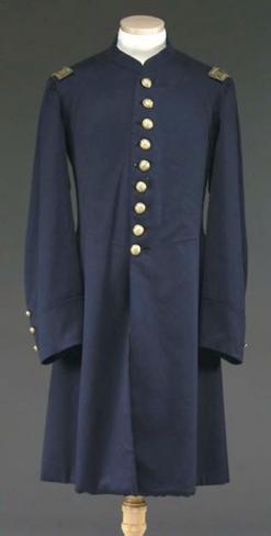 Uniform; Civil War, Union, Frock Coat, Captain, New York Buttons.