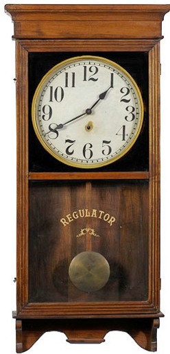 Regulator Clock Sessions 8 Day Wall 38 Inch