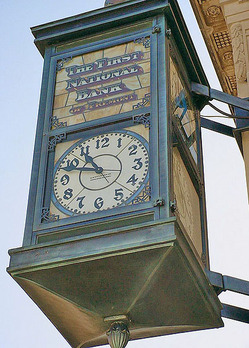 Wall Clock; OB Mcclintock Co, The Heart of the Lakes ...