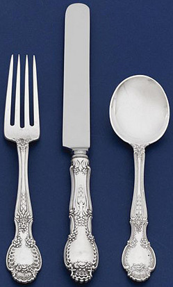 flatware sterling silver richelieu tiffany pattern values antiques record current credit