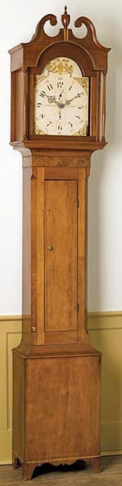 Tall Case Clock; Ohio, Federal, Read (Amassa) & Co, Roberts (Orascus