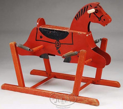 red rocking horse
