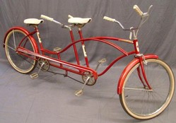 vintage huffy daisy tandem bicycle