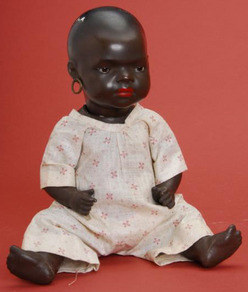 black bisque baby doll