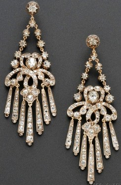 Earrings; Antique, Silver & Gold Pendant Mount, Old Mine Cut Diamonds ...