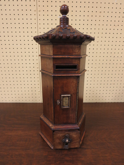 Post Office; Mailbox, Royal Mail, Letter Box, Carved Wood ...